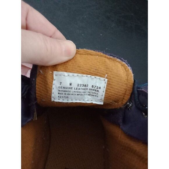 Timberland grape purple swede boots size 7 M in box #22382 - Picture 3 of 10